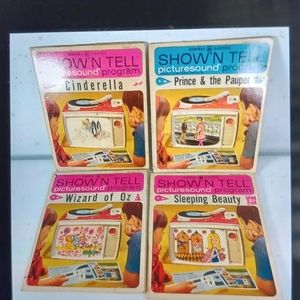 Vtg General Electric  Show & Tell  picturesound books and records.